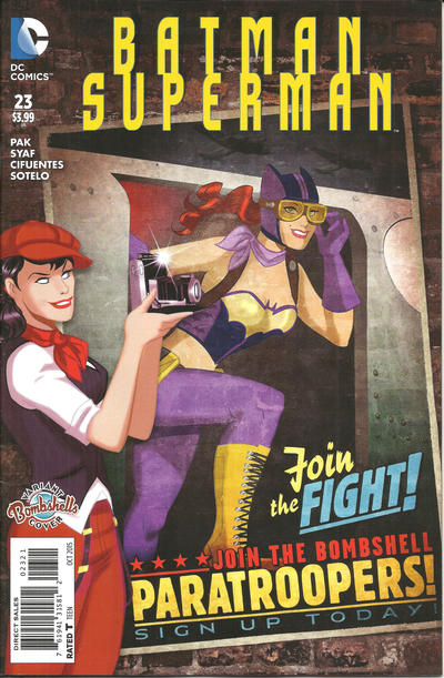 Batman / Superman #23 (Des Taylor - Bombshells Variant)