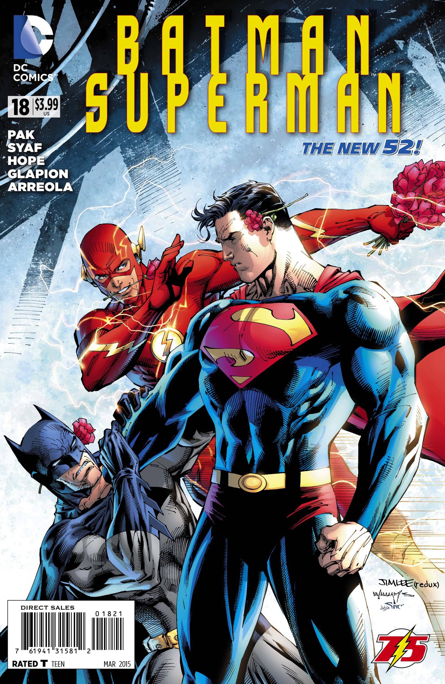 Batman / Superman #18 (Lee & Williams Flash 75th Anniversary Variant)